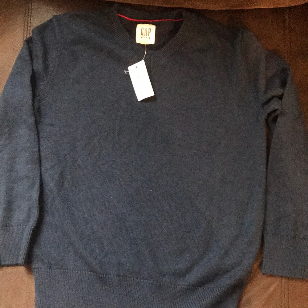 Boys Navy V-neck sweater